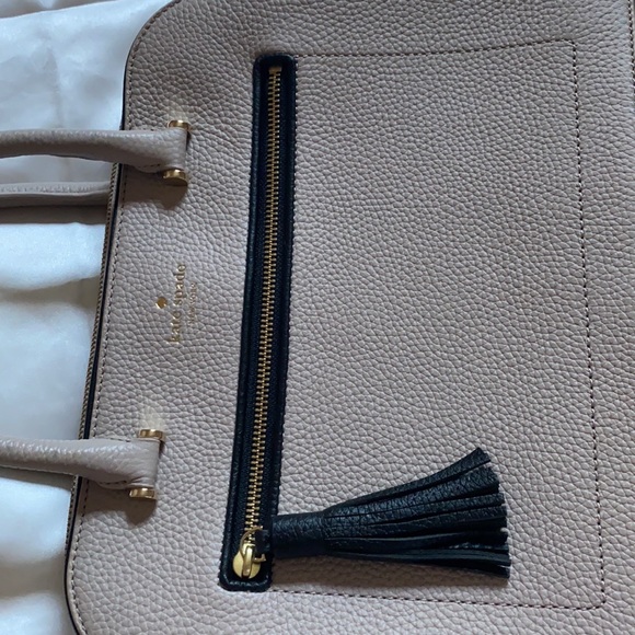 NEW Kate Spade Kalen Chester Beige with black tassel brand new - Picture 10 of 14